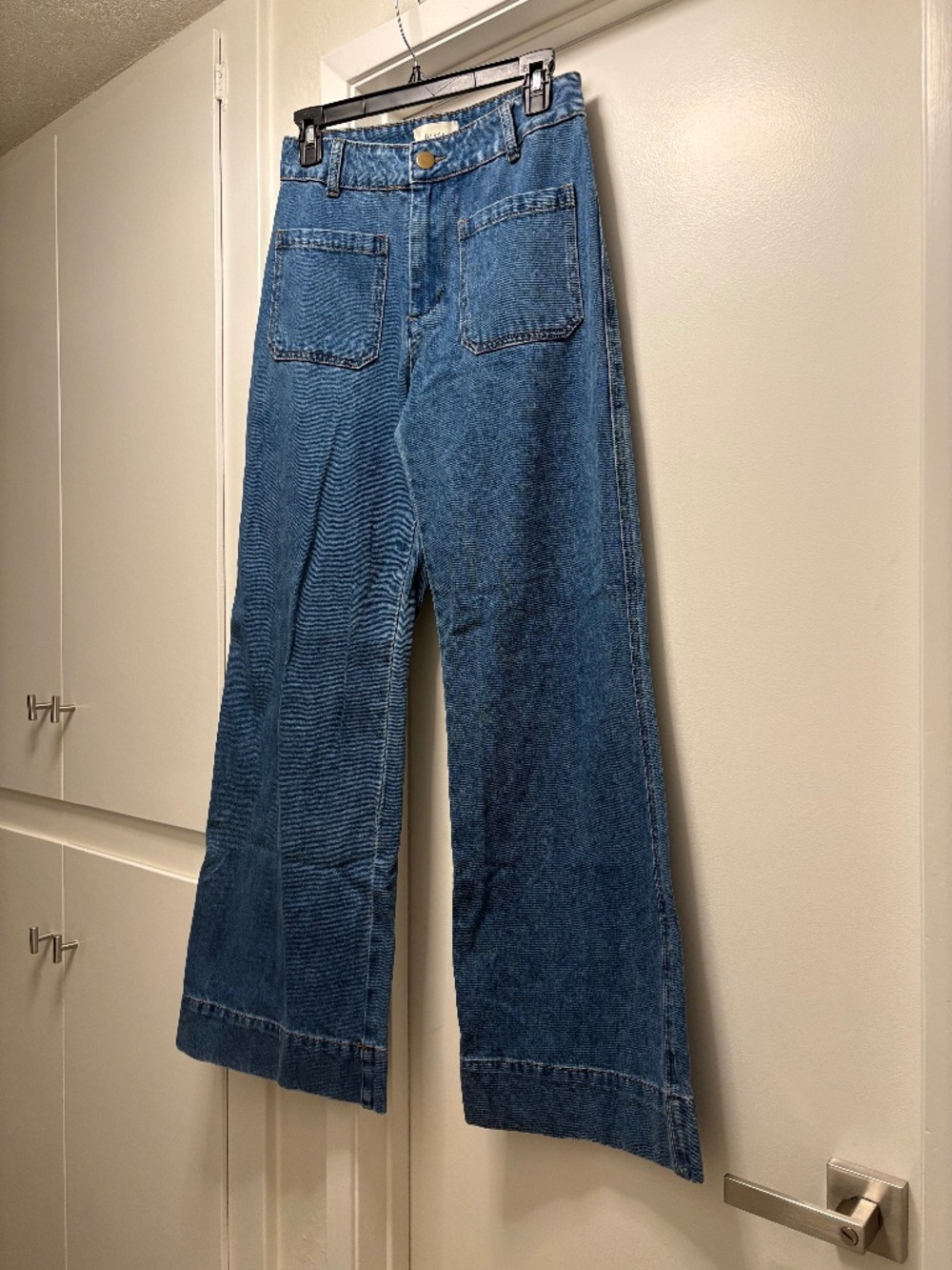 DISSH wide leg jeans with patch pockets - size 6